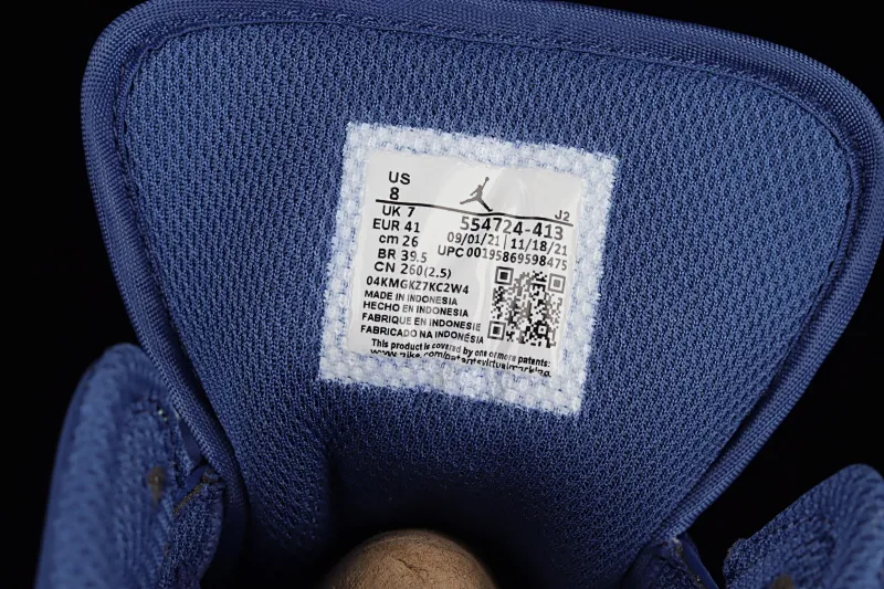All categories Air Jordan Jordan series basketball shoes Air Jordan 1 Mid Air Jordan AJ1 Mid AJ1 Joe 1 blue white green mid-top basketball shoes 554724-413